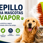 Cepillo a Vapor para Mascotas | Sin Nudos, Sin Estrés