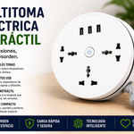 Multitoma Eléctrica con USB | Más Enchufes, Más Control