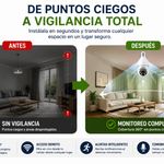 Cámara Bombillo Robótica 360° | Seguridad WiFi sin Instalación