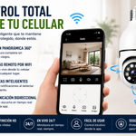 Cámara Bombillo Robótica 360° | Seguridad WiFi sin Instalación