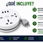 Multitoma Eléctrica con USB | Más Enchufes, Más Control