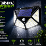 Lámpara Panel Solar LED 100 | Portátil, Sin Cables, Sin Recibo