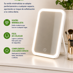 Espejo LED de Maquillaje | Luz Perfecta para Cada Look