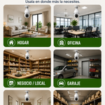Cámara Bombillo Robótica 360° | Seguridad WiFi sin Instalación